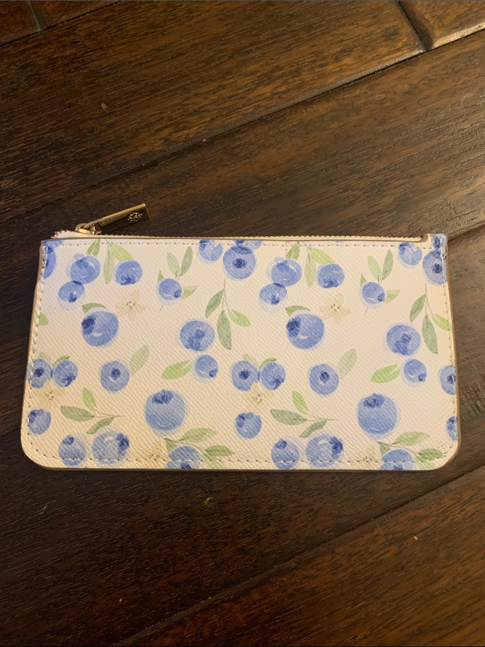 Nanette Lepore Wristlet with Maine BlueBerry Print like new!!!